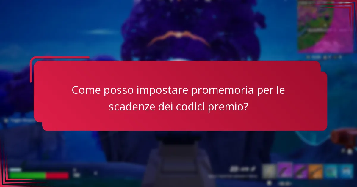 Come posso tenere traccia dei miei codici premio in modo efficace?
