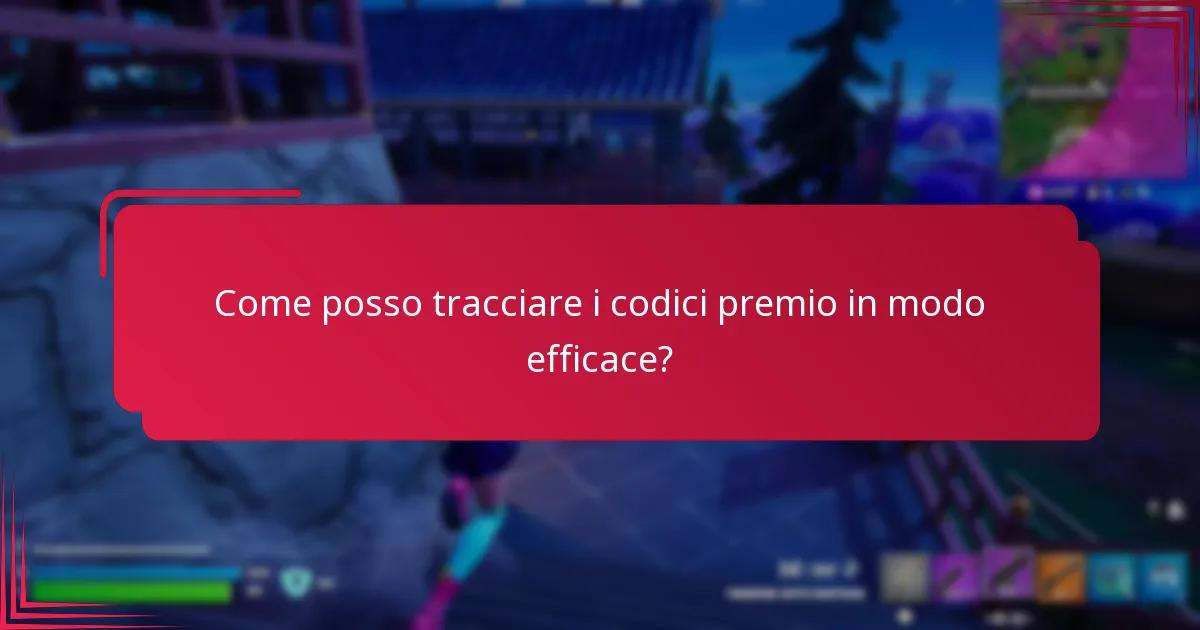 Quali sono le migliori pratiche per la registrazione dei codici premio?