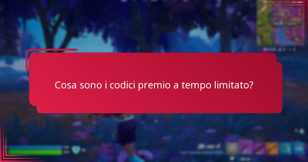 Qual è il processo di richiesta per i codici premio a tempo limitato?