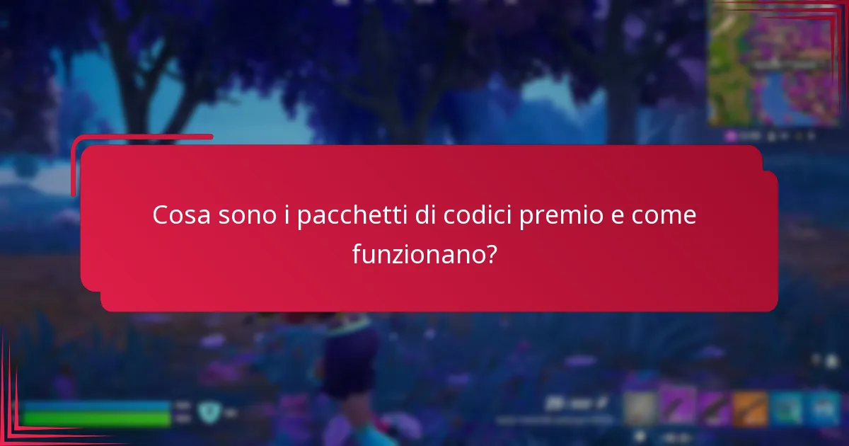 Come si confrontano i diversi pacchetti di codici premio?